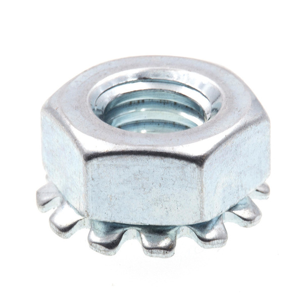 Prime-Line Lock Nut, 1/4"-20, Steel, Zinc Plated, 50 PK 9118861